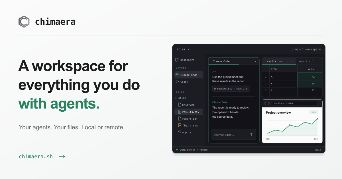 I built a folder-first workspace for working with AI agents